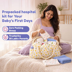 New Born Baby Essentials Gift Combo Box -0-6 Months- 40 Items