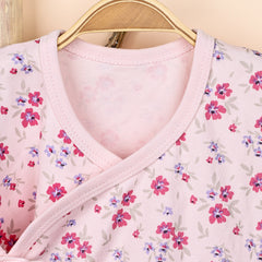 Kids Organic Cotton Front Open Kimono | Flower