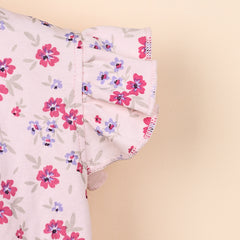 Kids Organic Cotton Front Open Kimono | Flower