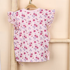 Kids Organic Cotton Front Open Kimono | Flower