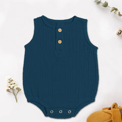 Organic Cotton Onesie For New Born Baby | 0-3 Months & 3-6 Months | Pack of 6