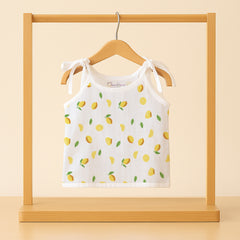 Baby Organic Cotton Knot type Jhabla | Lemon