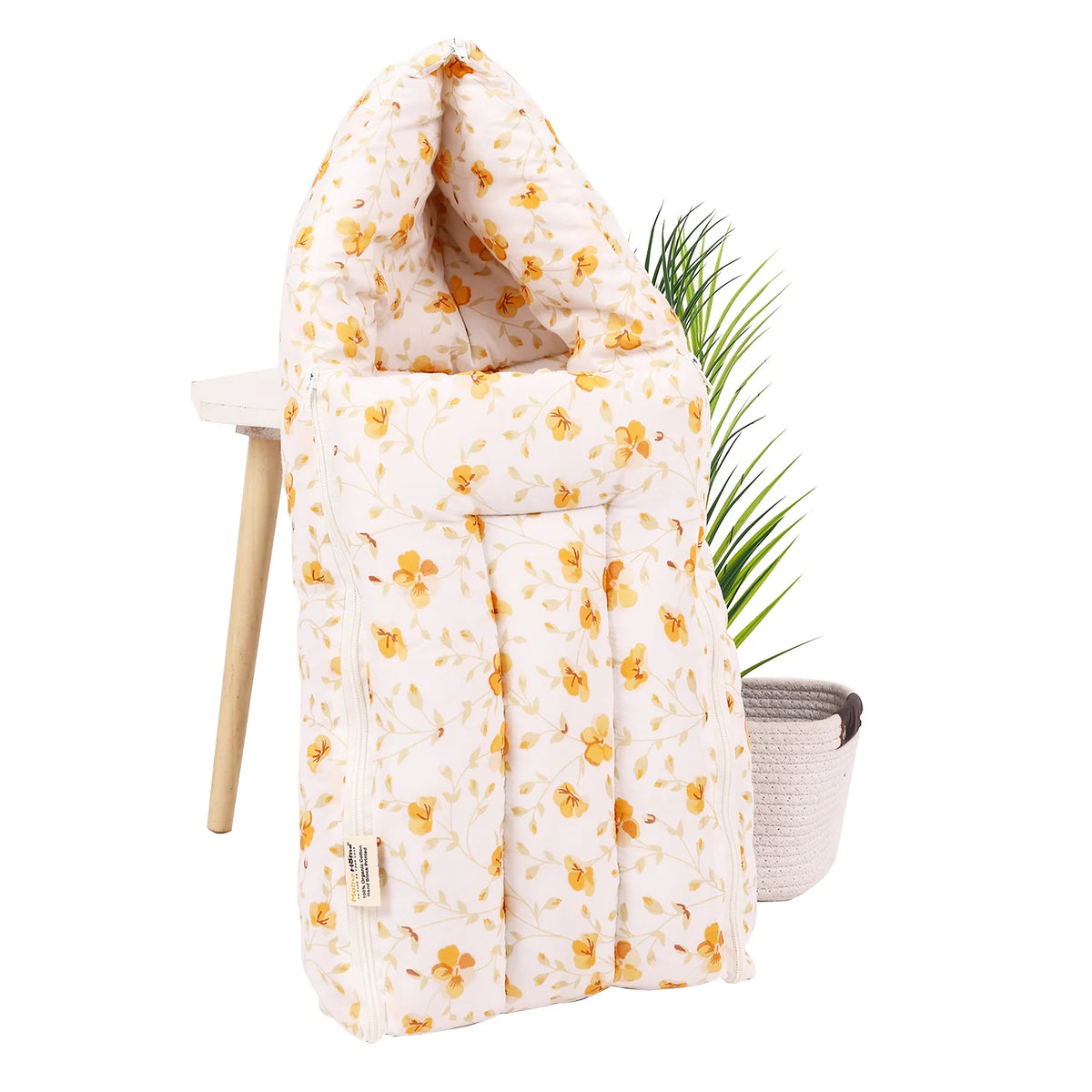 Baby Organic Cotton Muslin Sleeping cum Carrying Nest Bag | 0-3 Months | Pack of 1