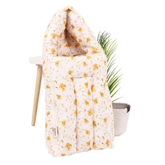 Baby Organic Cotton Muslin Sleeping cum Carrying Nest Bag | 0-3 Months | Pack of 1