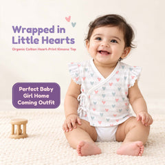 Organic Cotton Newborn Baby Clothing Set | Baby Shower Gift Hamper | 0-3 Months | Pack of 6