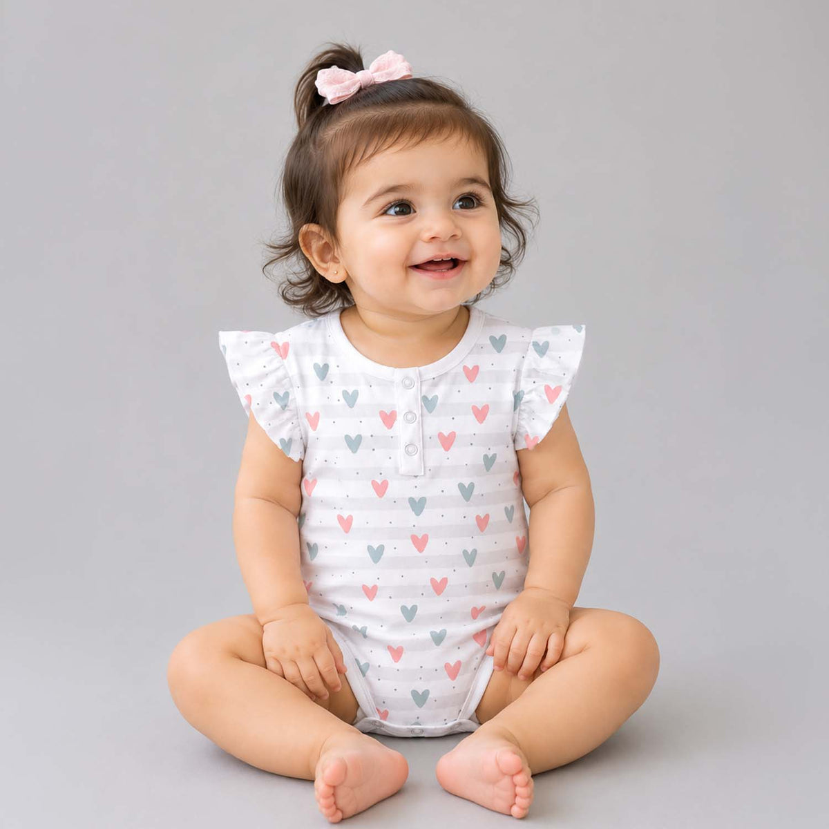 Baby Organic Cotton Onesie | Little Heart