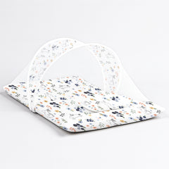 Organic Cotton Muslin Foldable Mosquito Net Bedding | Pack of 1