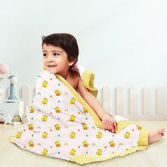 Baby 6 Layer Muslin Blanket Cum Towel | 100X100 CM | 0-3 Years | Pack of 1