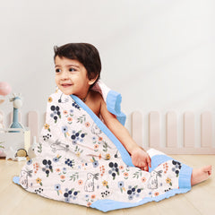 Organic Cotton 6 Layer Muslin Blanket | Super Soft Cotton Kids Blanket | 140X200 CM | 5-15 Years | Pack of 1