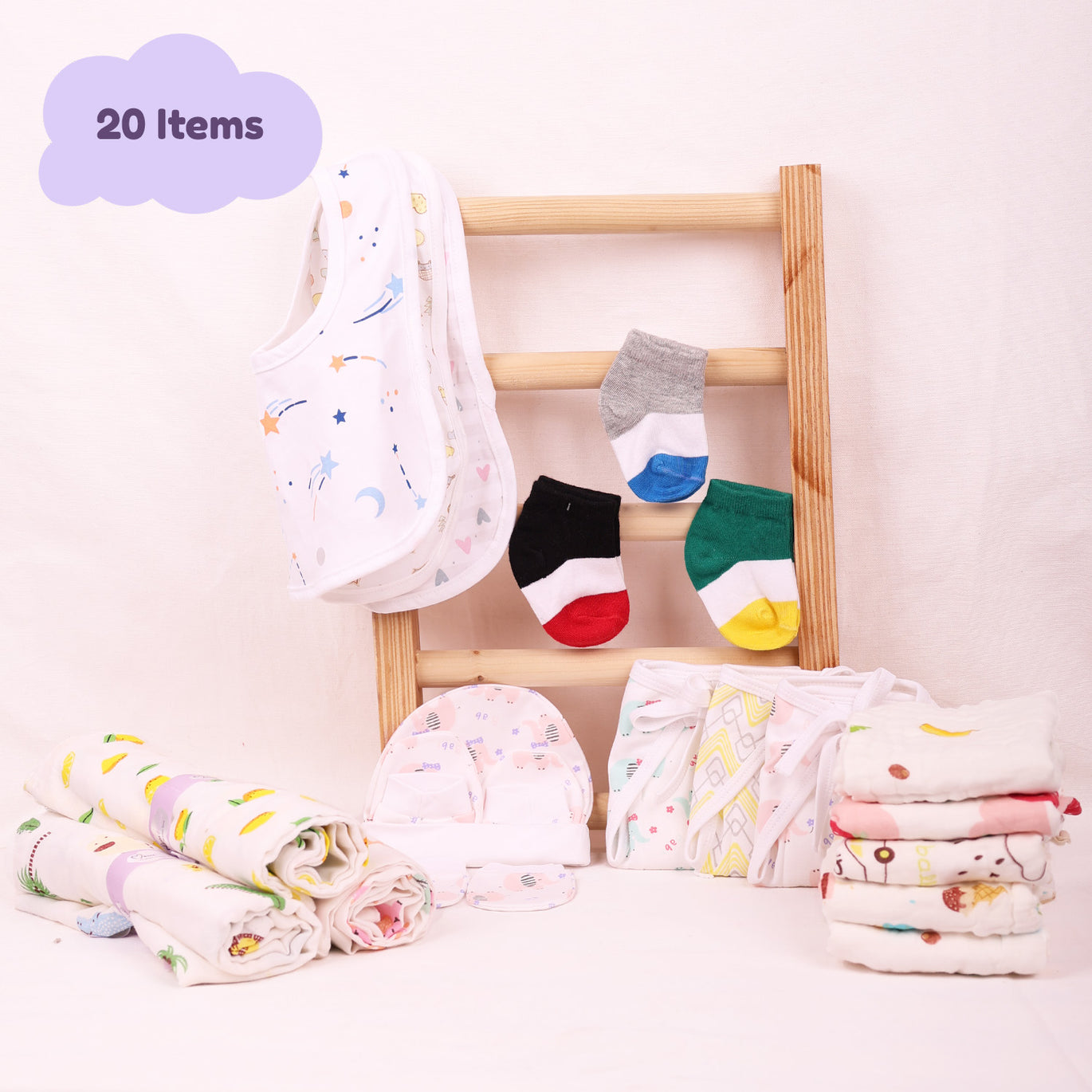 Buy Softest Muslin Essentials for Newborns Online at Best Price – Moms Home