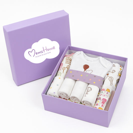 New Born Baby Essentials Gift Combo Box -0-6 Months- 35 Items