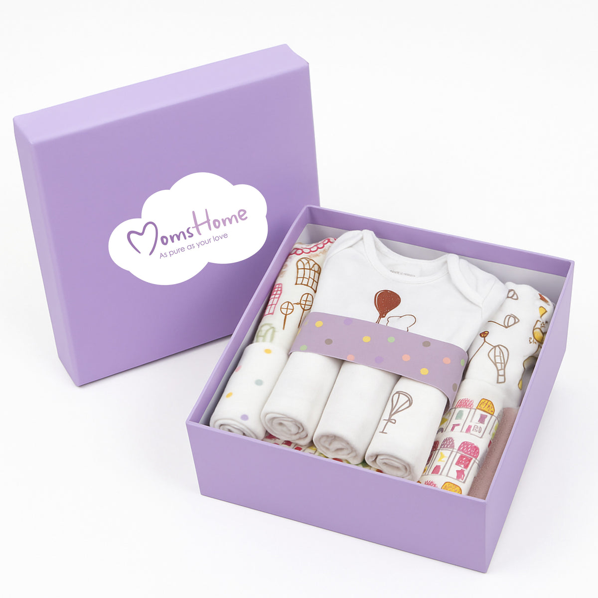 New Born Baby Essentials Gift Combo Box  0-6 Months - 27 Items