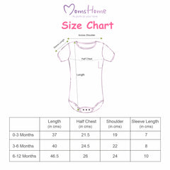 Baby Organic Cotton Onesie | Blue Stripped & Pink Stripped | 6-12 Months | Pack of 2