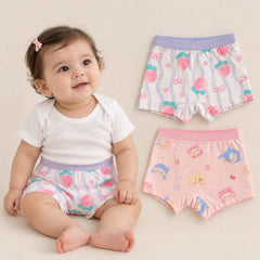 Girls Cotton Underwears| Soft & Comfortable Kids Cotton Briefs/ Bloomers | 3 to 11 Years