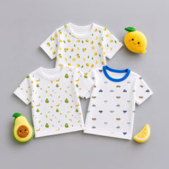 Organic Cotton Baby T-Shirts for Boys & Girls | Comfortable Infant Baby Wear & Toddler Clothing | Pack of 3