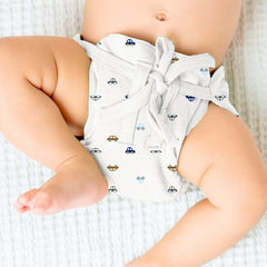 Printed Cushioned Nappies Combo | Organic Cotton Nappies For New Born Baby | 0-6 Months | Pack of 5