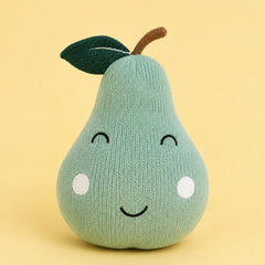Knitted Soft Toy For Babies & Kids | Giraffe/ Pear | Pack of 1