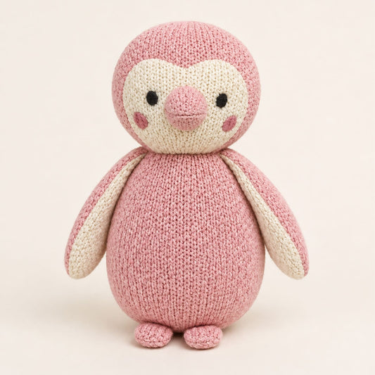 Knitted Soft Toy For Babies & Kids | Penguin