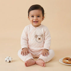 Winter Warm Full Sleeve Co-ord Sets For Baby | Cotton Baby Clothing Set | Bunny | 0-6 Months | Set of 1