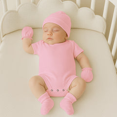 Organic Cotton Baby Onesies Gift Set | Pack Of 4 | Pink