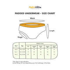 Cotton Unisex Baby Padded Underwear | Pack Of 1