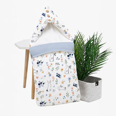 Baby Sleeping Bag And Carry Nest | Cotton Bedding Set For Infants And New Born Baby | Portable And Travel Friendly | 0-6 Months