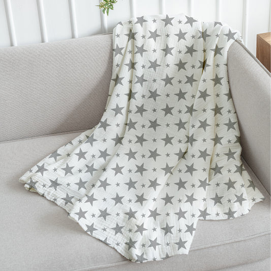 Baby Muslin Swaddle | 100x100 cm | Star