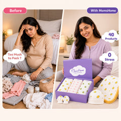 New Born Baby Essentials Gift Combo Box -0-6 Months- 40 Items