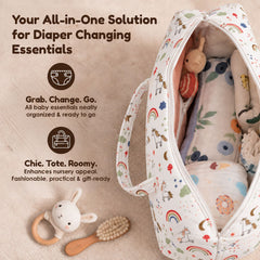 Baby Organic Cotton Diaper Carry Bag For Mothers | Unicorn