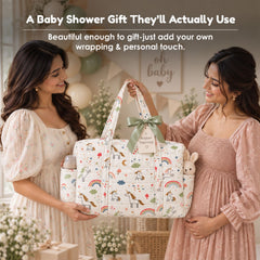 Baby Organic Cotton Diaper Carry Bag For Mothers | Unicorn
