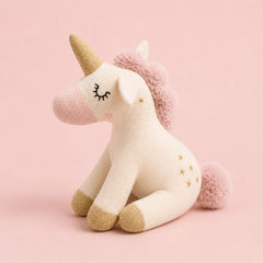 Knitted Soft Toy For Babies & Kids | Unicorn