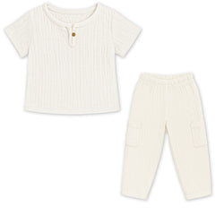 T-Shirt & Pant Co-ord Set for Kids | Elegant & Comfortable Summer Wear | Organic Cotton Clothing Set | Pack of 1