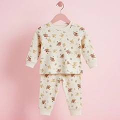 Winter Warm Full Sleeve Co-ord Sets For Baby | Soft & Breathable Organic Cotton Baby Outfit | Baby Dress | 1-3 Years | Set of 1