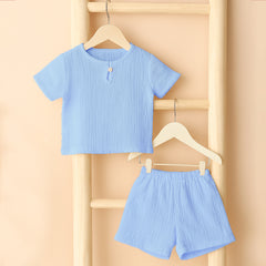 Organic Cotton Kids Co-Ord Set | T- Shirt & Short | Pack of 2