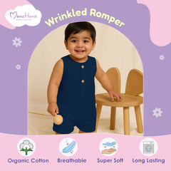 Baby Romper | Sleeveless Romper For New Born | Organic Cotton Super Soft Baby Sleepsuit | Pack of 2