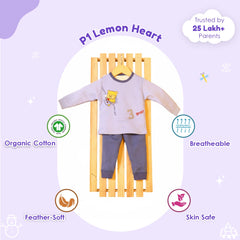 Winter Warm Full Sleeve Co-ord Sets For Baby | Cotton Baby Clothing Set | Blue | 3-12 Months | Set of 1