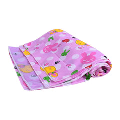 Baby Diaper changing Mat/ Sleeping Mat-4 Sheets| 0- 6 Months | Mixed - Pink