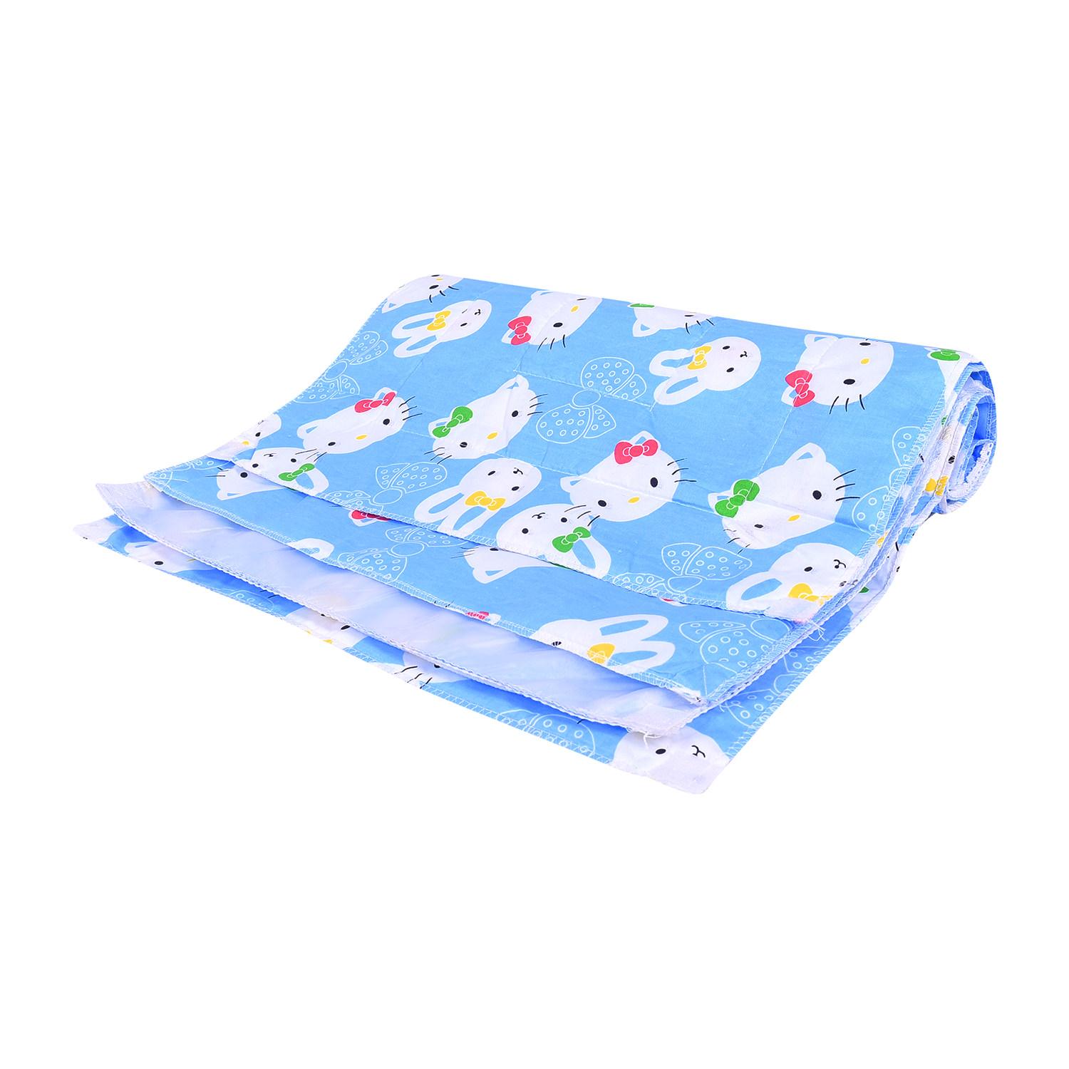 Baby Diaper changing Mat/ Sleeping Mat-4 Sheets-  0-6 Months- Blue