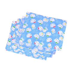 Baby Diaper changing Mat/ Sleeping Mat-4 Sheets-  0-6 Months- Blue