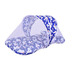 Baby Cotton Mosquito Foldable Net Bedding -Blue