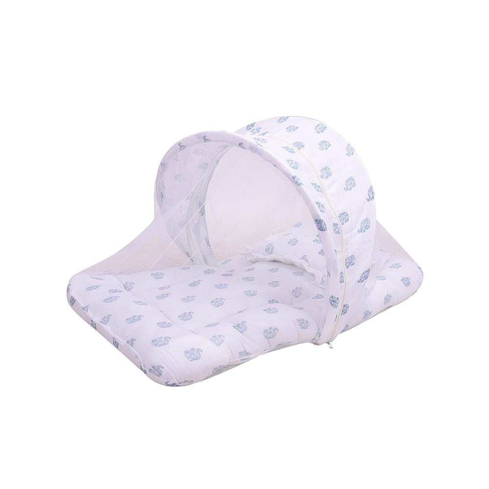 Baby Organic Cotton Muslin Foldable Mosquito Net Bedding- Cute Elephant