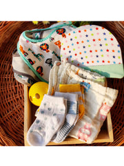 Moms Home supersoft Baby Organic cotton Muslin -15 pieces gift set