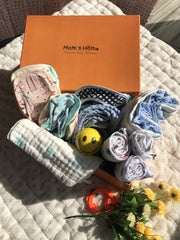 Supersoft Baby Organic cotton Muslin 17 pieces gift set