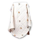 Baby Ac Quilt Blanket cum Bedspread- 0-3 Years - 100*120 cm - Monkey