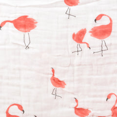 Baby Muslin 6 Layer Wash Towel- 100X100 CM - (0-3 Years) Pack Of 1 Flemingo Design