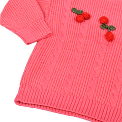 Organic Cotton Unisex Baby Winter Sweaters Strawberry Pink Pack of 1