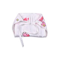 Baby Organic Cotton Printed Muslin Nappies Pack of - 3 Mix