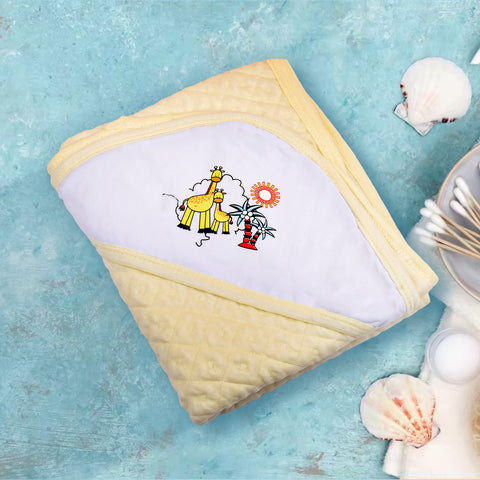 Ultra Soft Cotton Baby Hooded Towel | 70x70 cm | 0-3 Months