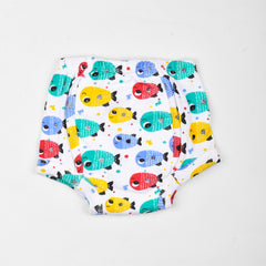 Baby Unisex Nappy Combo 1 Drysheet, 1 Diaper, 1 Padded Underwear, 2 Muslin Nappy, - Multicolor - 0-12 Months