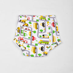 Baby Waterproof Pull up Potty Training Unisex Padded Underwear, Fish & Car - Pack of 2